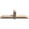 Ekena Millwork Eugene Smooth Timber Gable Bracket, Douglas Fir, 60"W x 20"H x 5 1/2"D x 5 1/2"F, 8/12 Pitch GBW060X20X0606EUG00SDF - alternate 4